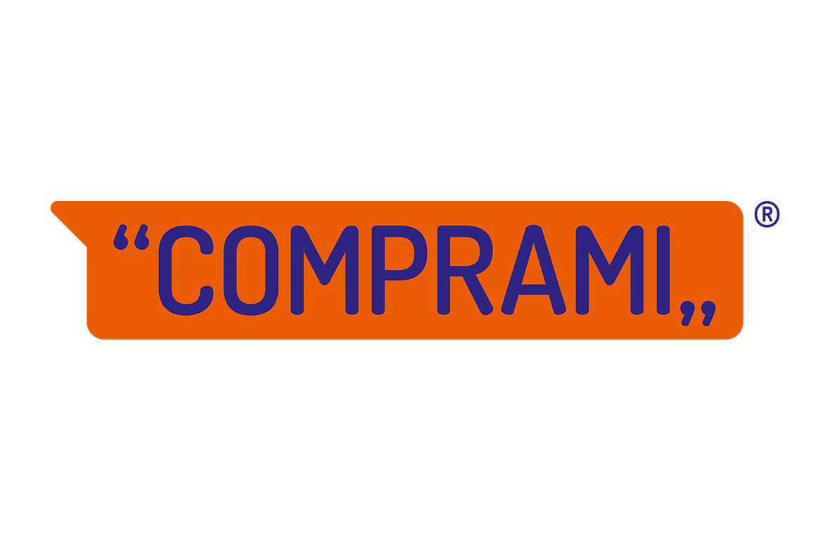 Gesamtes Logo von der Marke Comprami